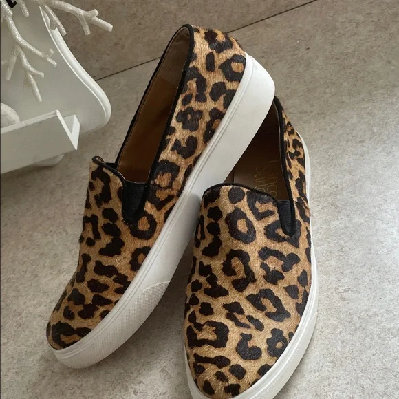 Franco Sarto Animal Print Slip-On Shoes - Picture 8 of 8